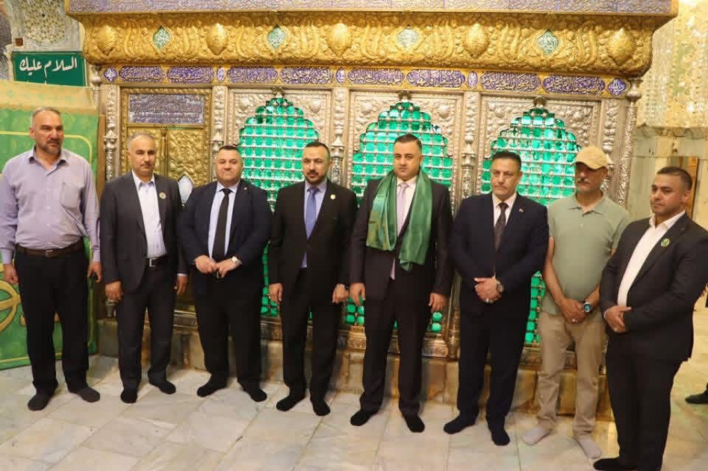 اللجنة الفرعية في صلاح الدين تواكب زيارة محافظ المحافظة لمرقد السيد محمد (ع) وتدعم جهود الاستقرار المجتمعي