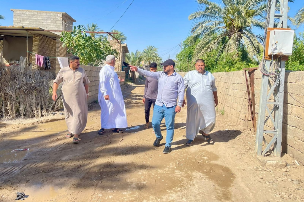اللجنة الفرعية في محافظة صلاح الدين تتابع جهود تحسين الواقع الخدمي في عزيز بلد