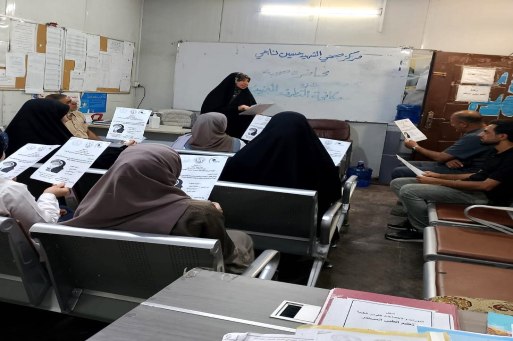 اللجنة الفرعية في محافظة النجف تنفذ ورشة توعوية لتعزيز مفاهيم الاعتدال والوقاية من التطرف العنيف