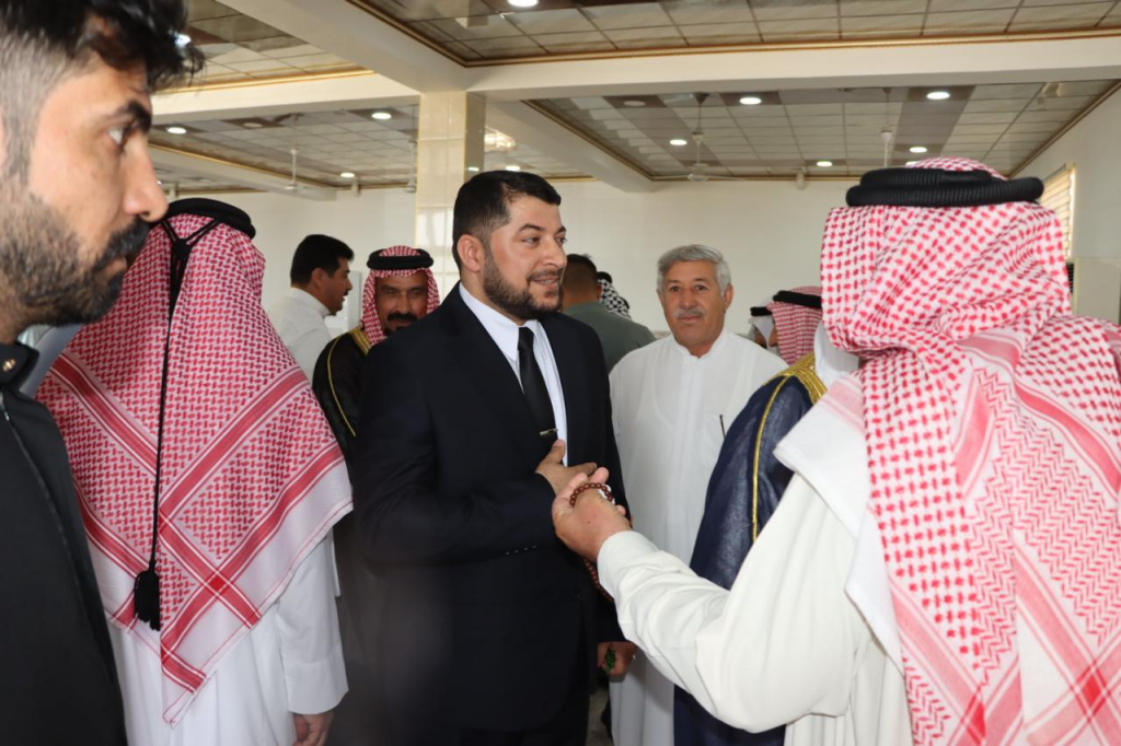 اللجنة الفرعية في محافظة صلاح الدين تقدم واجب العزاء لمدير شؤون العشائر في المحافظة