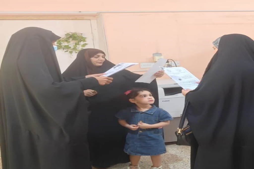 اللجنة الفرعية في النجف تنفذ ورشة توعوية بعنوان (نحمي مجتمعنا من التطرف)