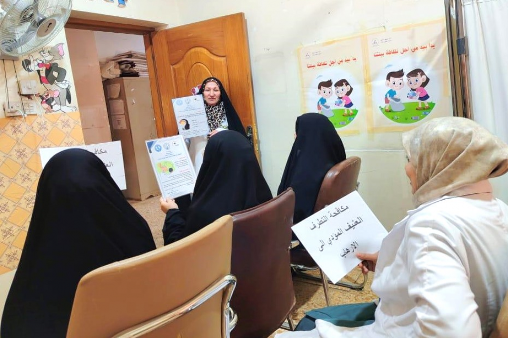 اللجنة الفرعية في النجف تنفذ ورشة توعوية بعنوان (نحمي أبناءنا من التطرف الفكري)