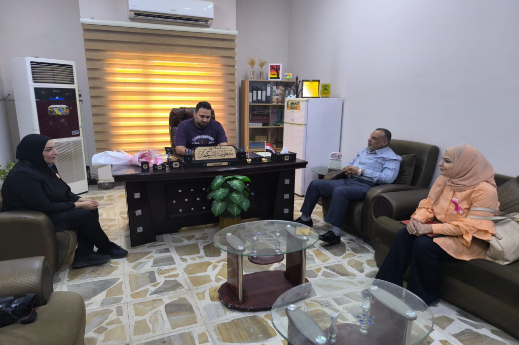 اللجنة الفرعية في محافظة البصرة تزور المركز الإرشادي التدريبي الزراعي