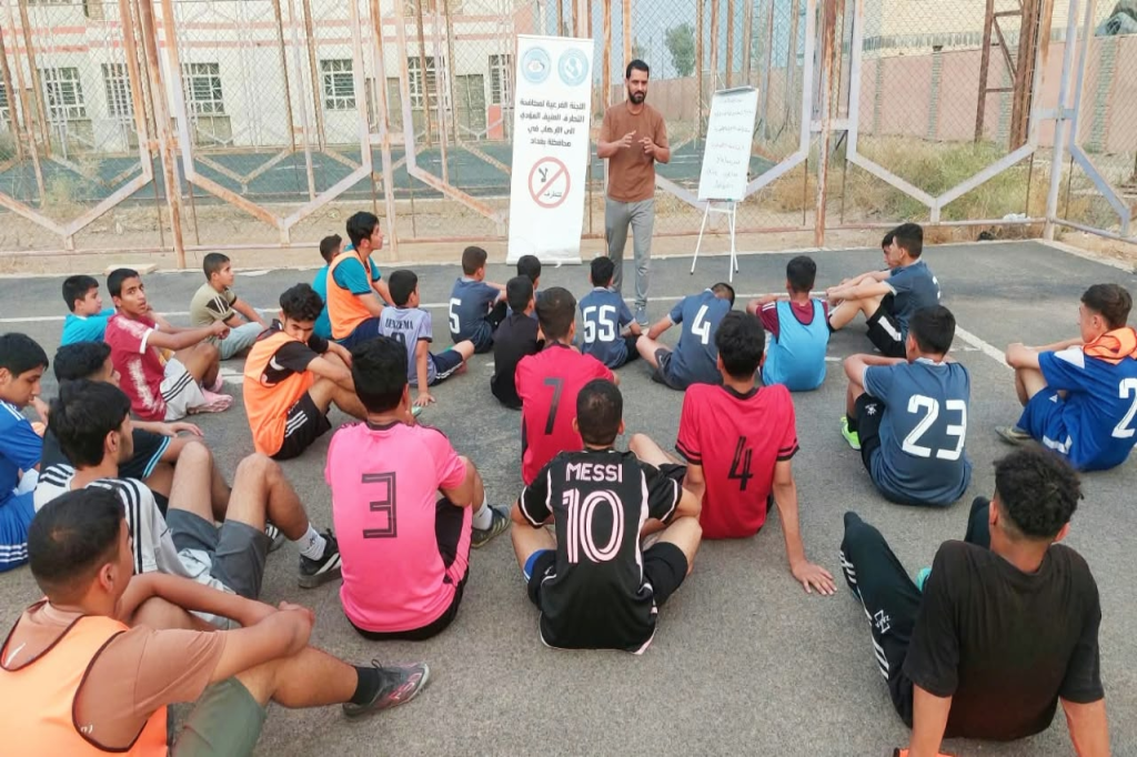 اللجنة الفرعية في محافظة بغداد تقيم محاضرة توعوية عن دور الرياضة في نبذ التطرف