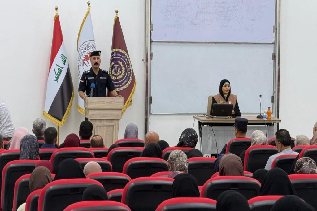 اللجنة الفرعية في محافظة النجف الأشرف تنظم محاضرة توعوية حول مخاطر المخدرات