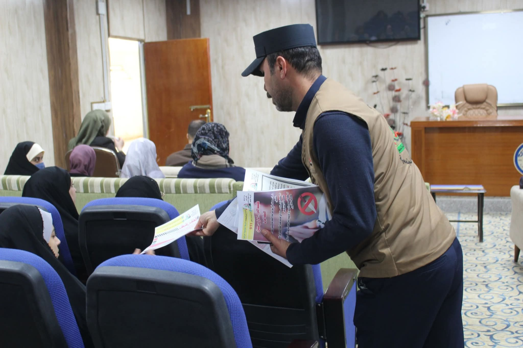 اللجنة الفرعية في محافظة ذي قار تقيم محاضرة توعوية حول العنف الأسري
