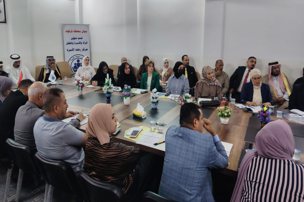 اللجنة الفرعية في محافظة كركوك تنظم ورشة تدريبية حول القانون الدولي الإنساني وحقوق الإنسان