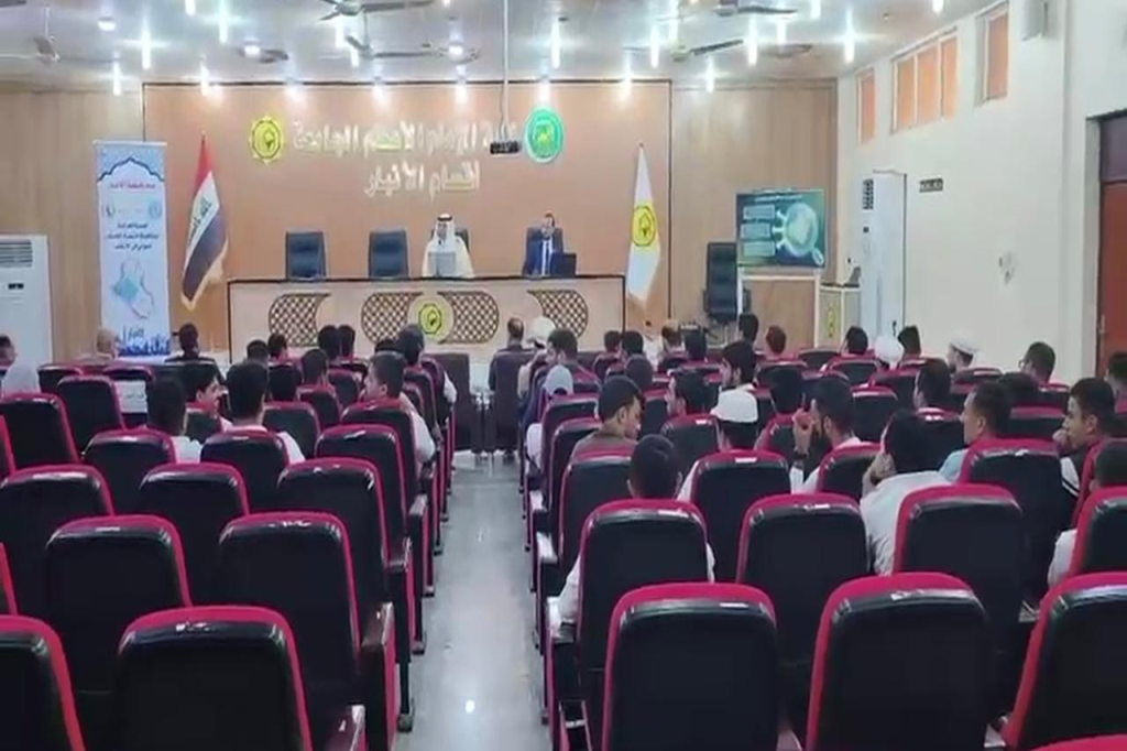 اللجنة الفرعية في محافظة الأنبار تقيم ورشة توعوية حول المنهج الوسطي وحماية الشباب من التطرف
