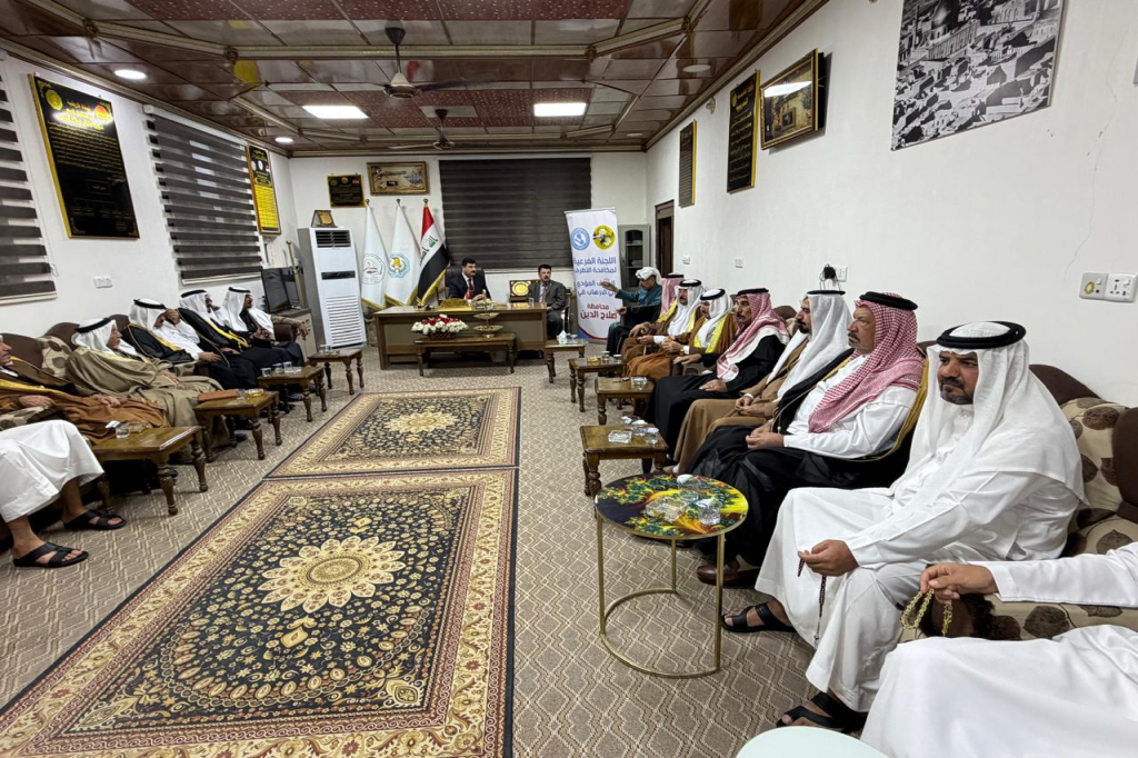 اللجنة الفرعية في محافظة صلاح الدين تقيم ندوة عشائرية لمكافحة التطرف وتعزيز الاعتدال