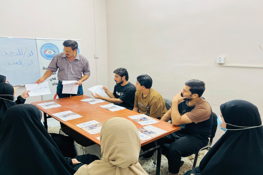 اللجنة الفرعية في محافظة بغداد تنظم محاضرة توعوية بعنوان «لا للتطرف العنيف»