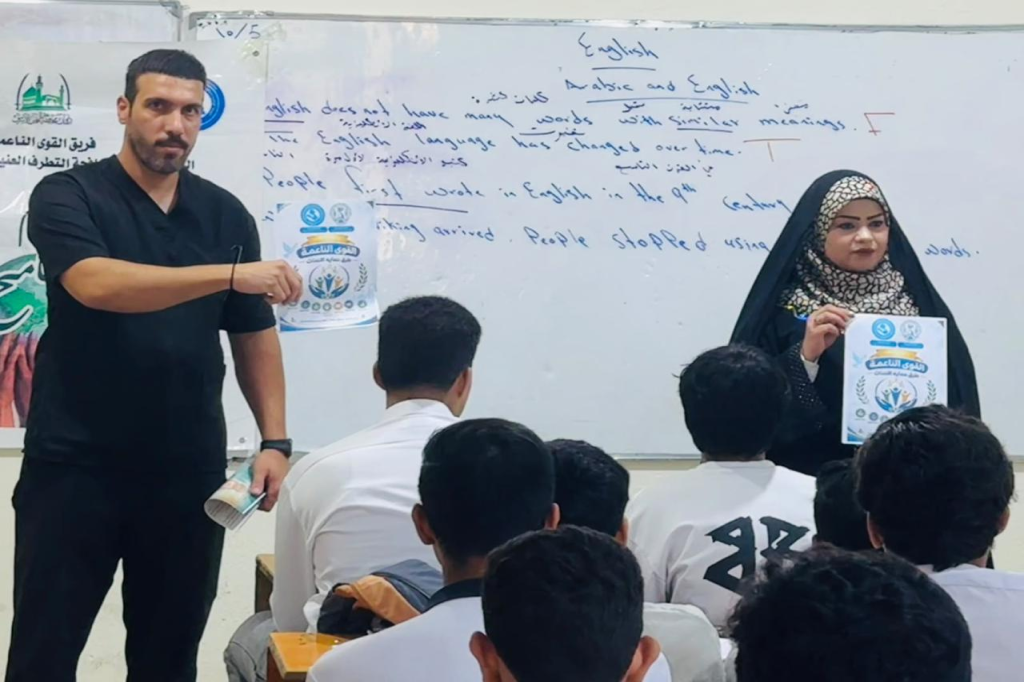 اللجنة الفرعية في محافظة النجف الأشرف تنظم ورشة توعوية حول الوقاية من التطرف