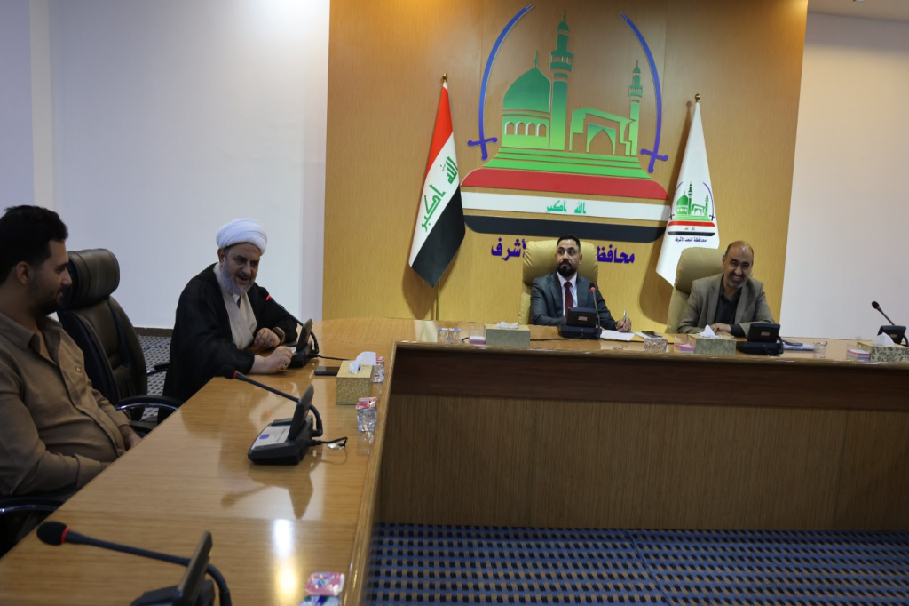 اللجنة الفرعية في محافظة النجف الأشرف تعقد اجتماعها الرابع مع طلبة الجامعات