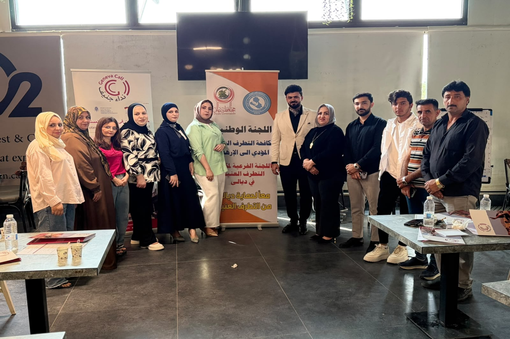 اللجنة الفرعية في محافظة ديالى تنظم ورشة توعوية حول حماية المدنيين